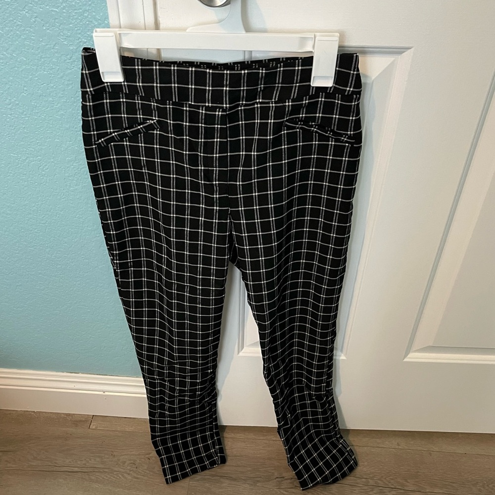 Stretchy Plaid Pants